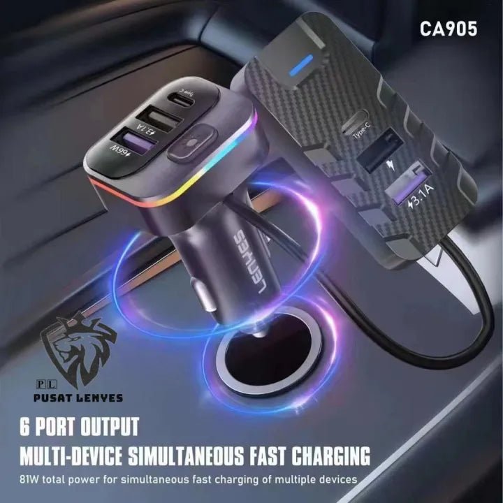 A high-capacity Lenyes - Portable Car Charger