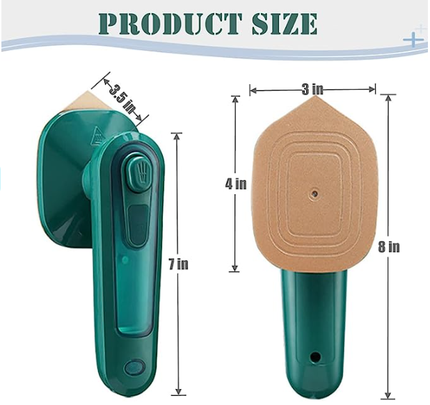 Portable Mini Garment Steamer & Iron | Dual-Function Travel Iron