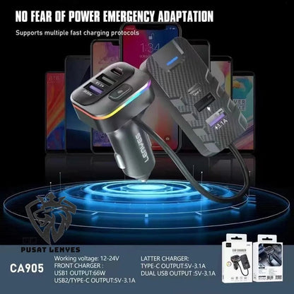 A high-capacity Lenyes - Portable Car Charger