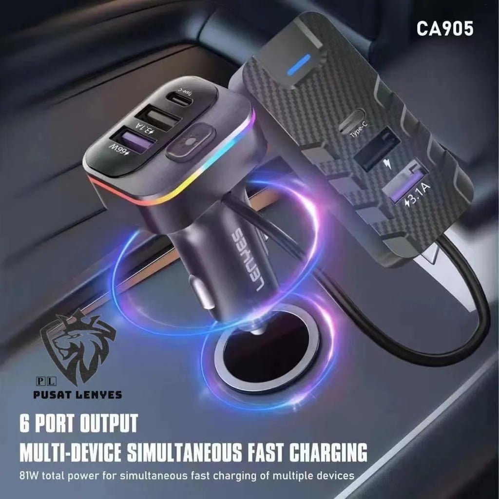 A high-capacity Lenyes - Portable Car Charger